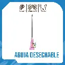AGUJA DESECHABLE  18 GR X 1 ½"