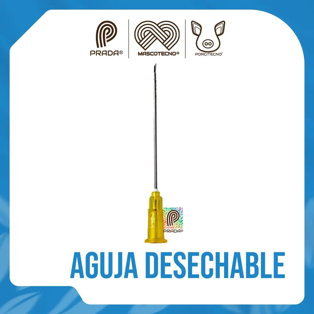 AGUJA DESECHABLE  20G x 1 ½"