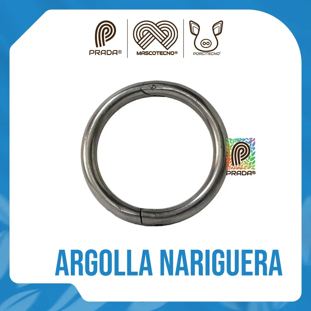 ARGOLLA NARIGUERA AUTOCORTANTE ACERO INOXIDABLE [54833]