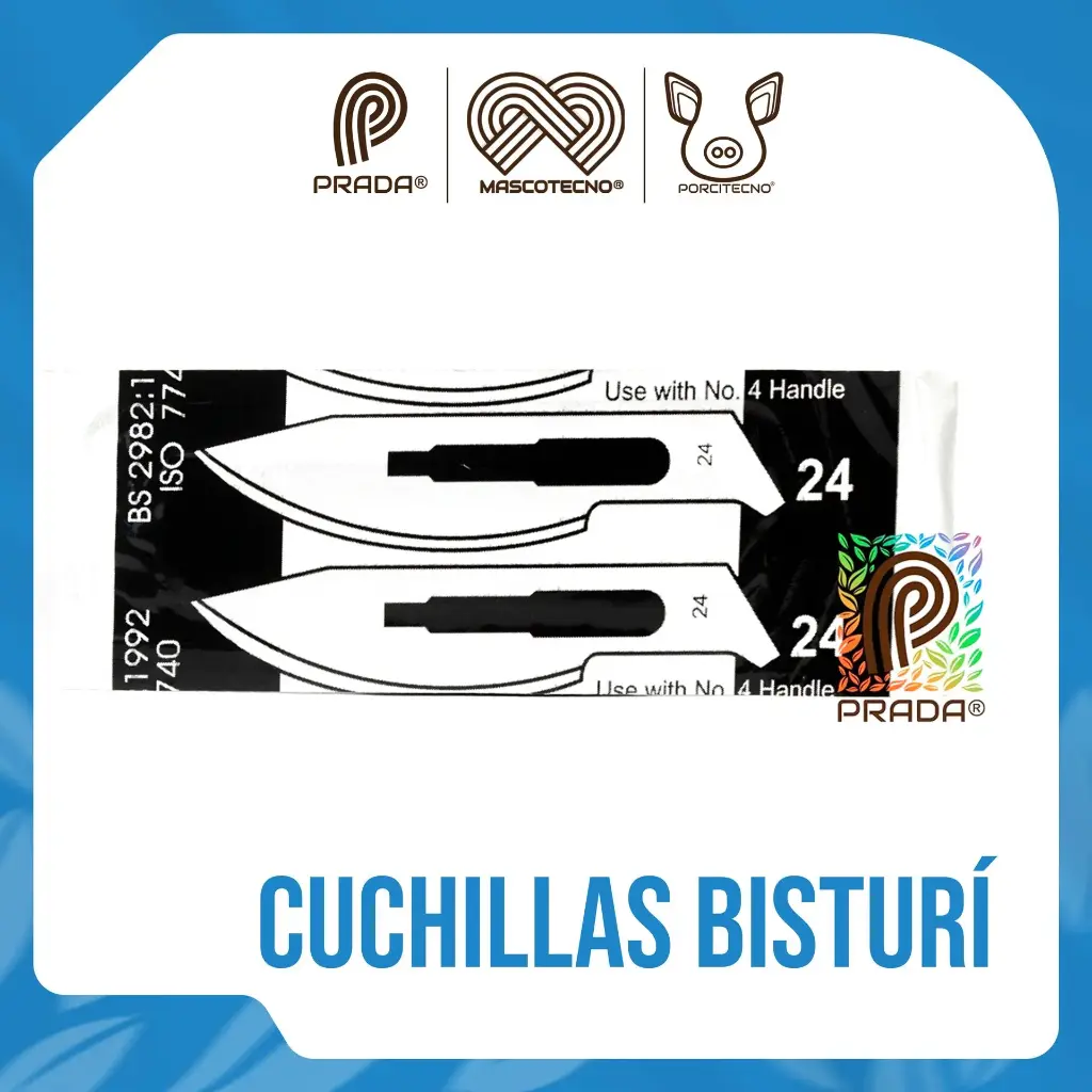 CUCHILLAS PARA BISTURI # 24