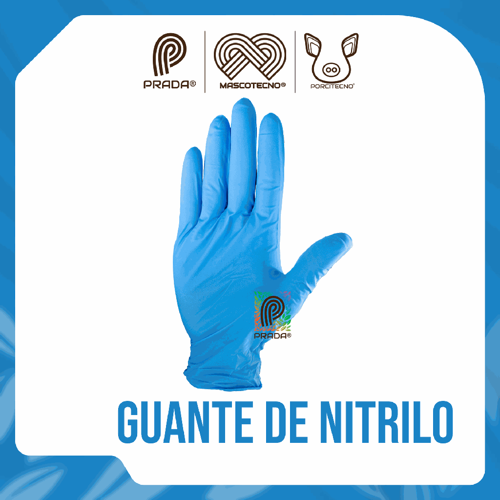 GUANTE DE NITRILO AZUL - TALLA L KENNEDY {M}