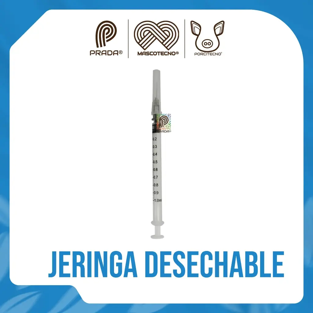 JERINGA DESECHABLE X 1 ML CON AGUJA 27 GR X ½"