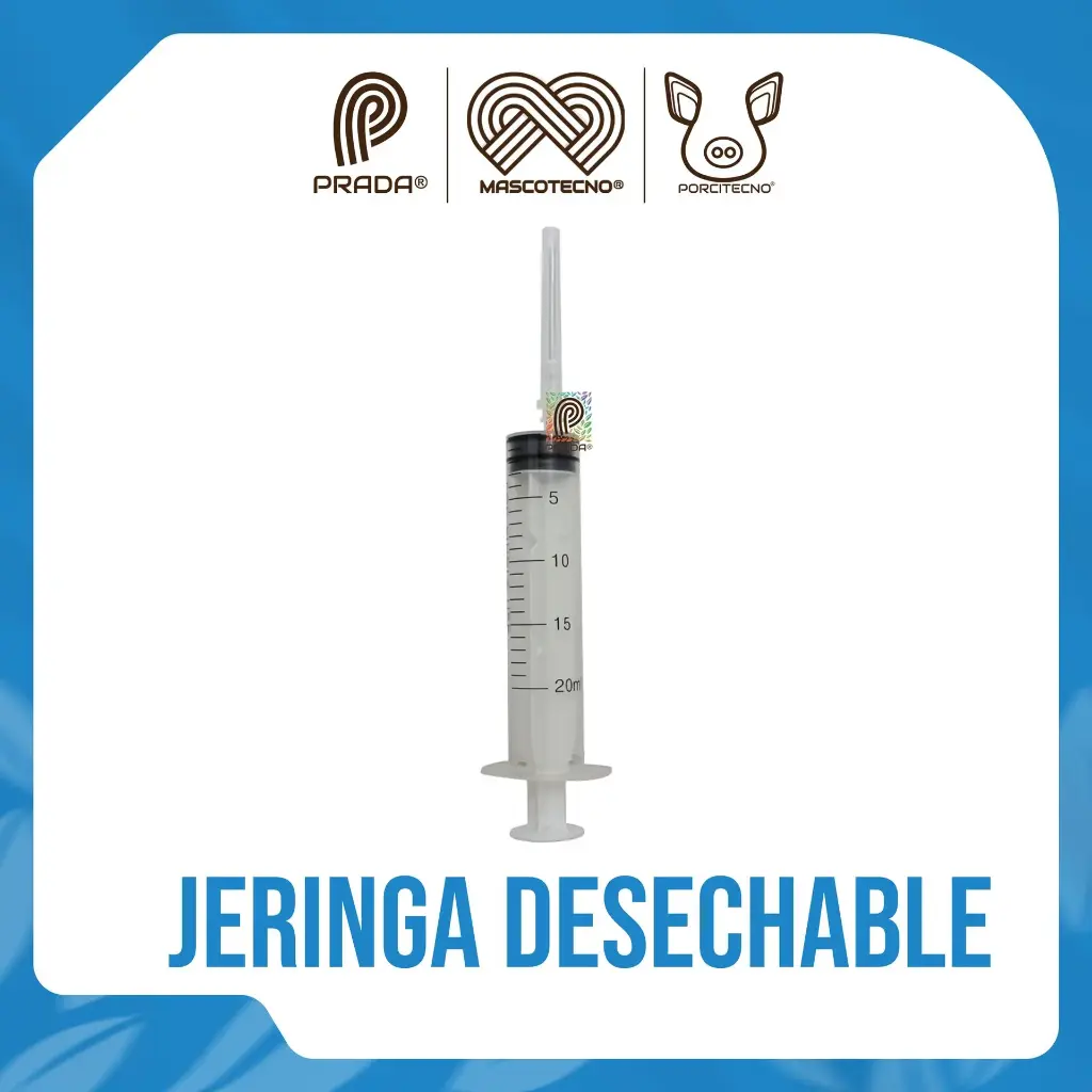 [7-1401-0642] JERINGA DESECHABLE x 20 ML CON AGUJA 16G x 1 ½"