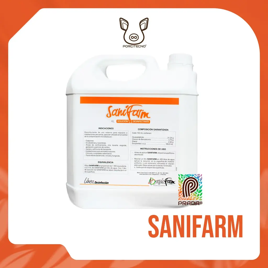 [7-0000-0910] SANIFARM X 4 LT {M}