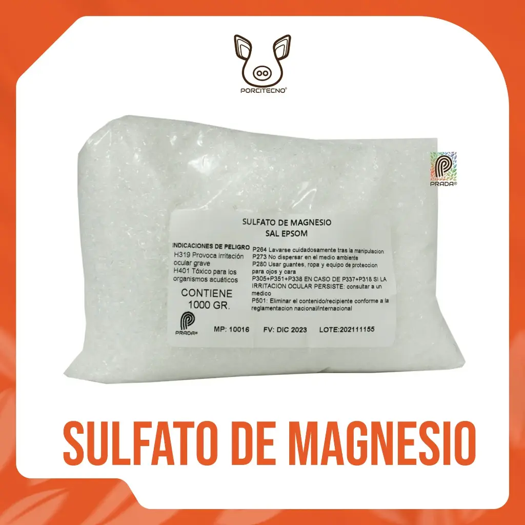 SULFATO DE MAGNESIO X KILO  (SAL EPSOM)