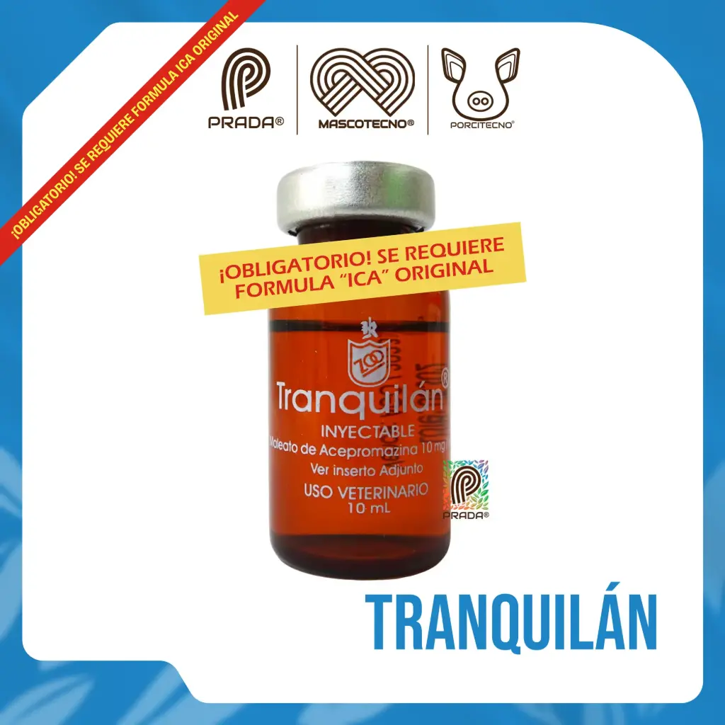 [7-0104-1011] TRANQUILAN INY X 10 ML