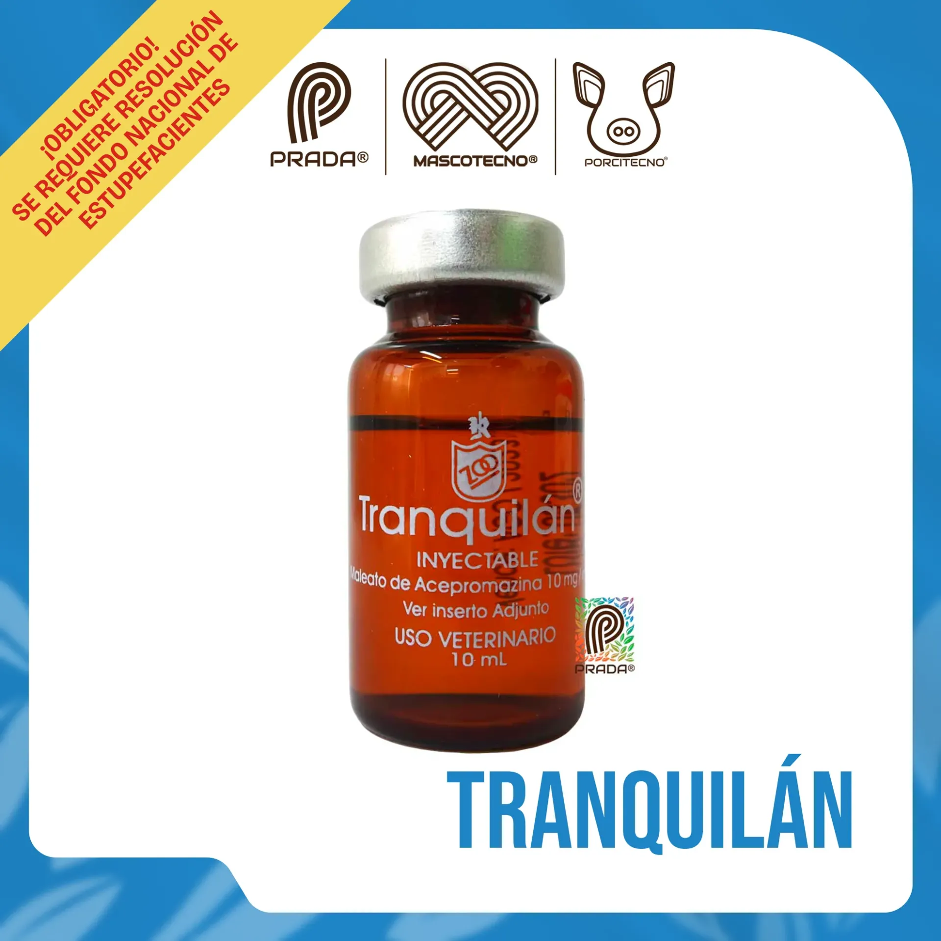 TRANQUILAN INY X 10 ML