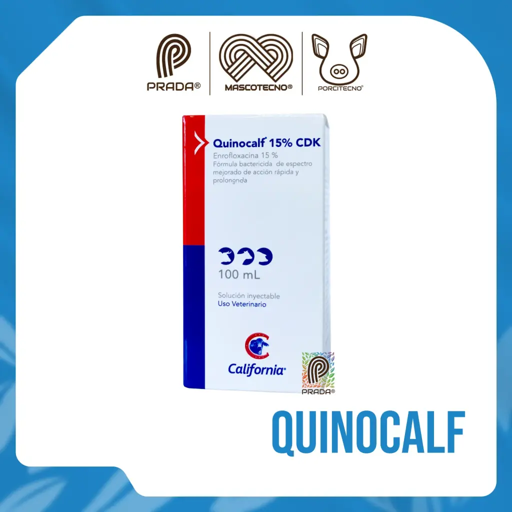 Quinocalf 15% cdk iny x 100 ml