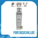 PORTA CUCHILLO PLASTICO TRANSPARENTE {M}