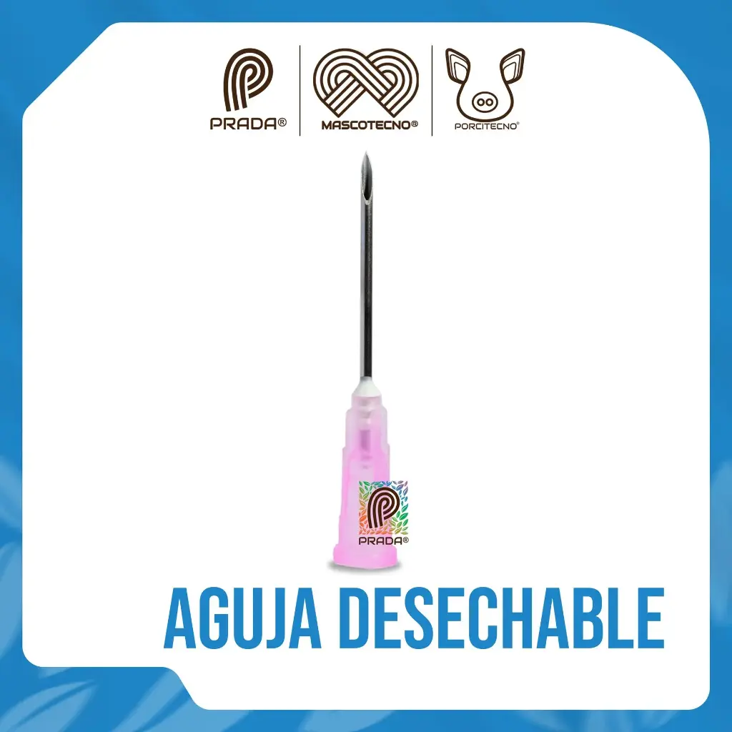 AGUJA DESECHABLE  18 GR X 1"