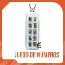 JUEGO DE NÚMEROS TATUADOR  3/8