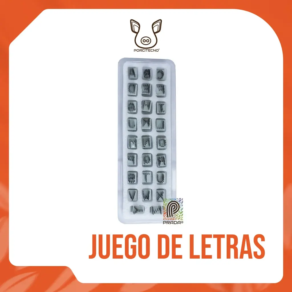 JUEGO DE LETRAS TATUADOR 3/8