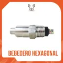 BEBEDERO HEXAGONAL EN ACERO INOXIDABLE TIPO PEZON