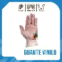 GUANTE VINILO CAJA X 100 UND TALLA L