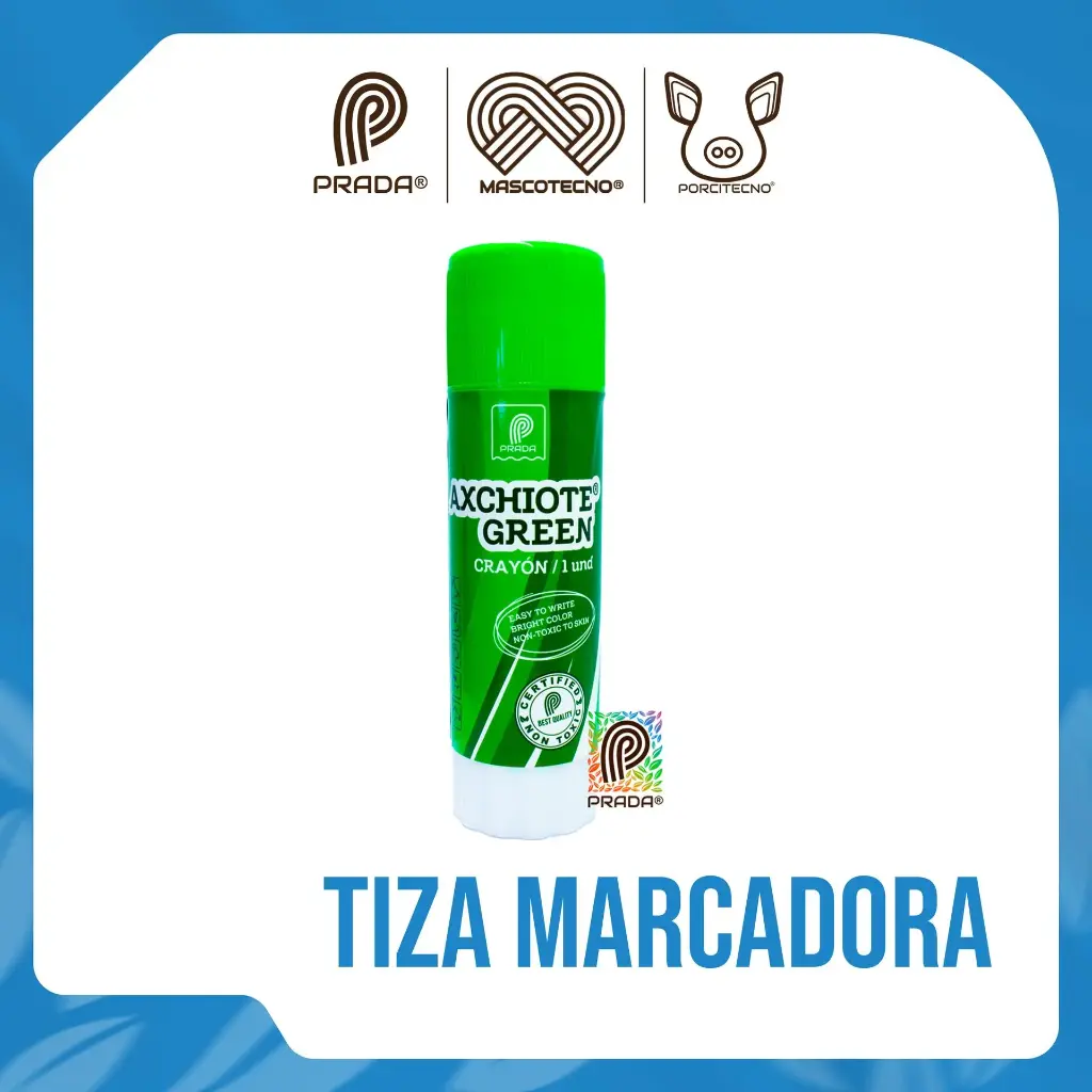 [6-0060-0057] TIZA MARCADORA AXCHIOTE® VERDE (CRAYON)