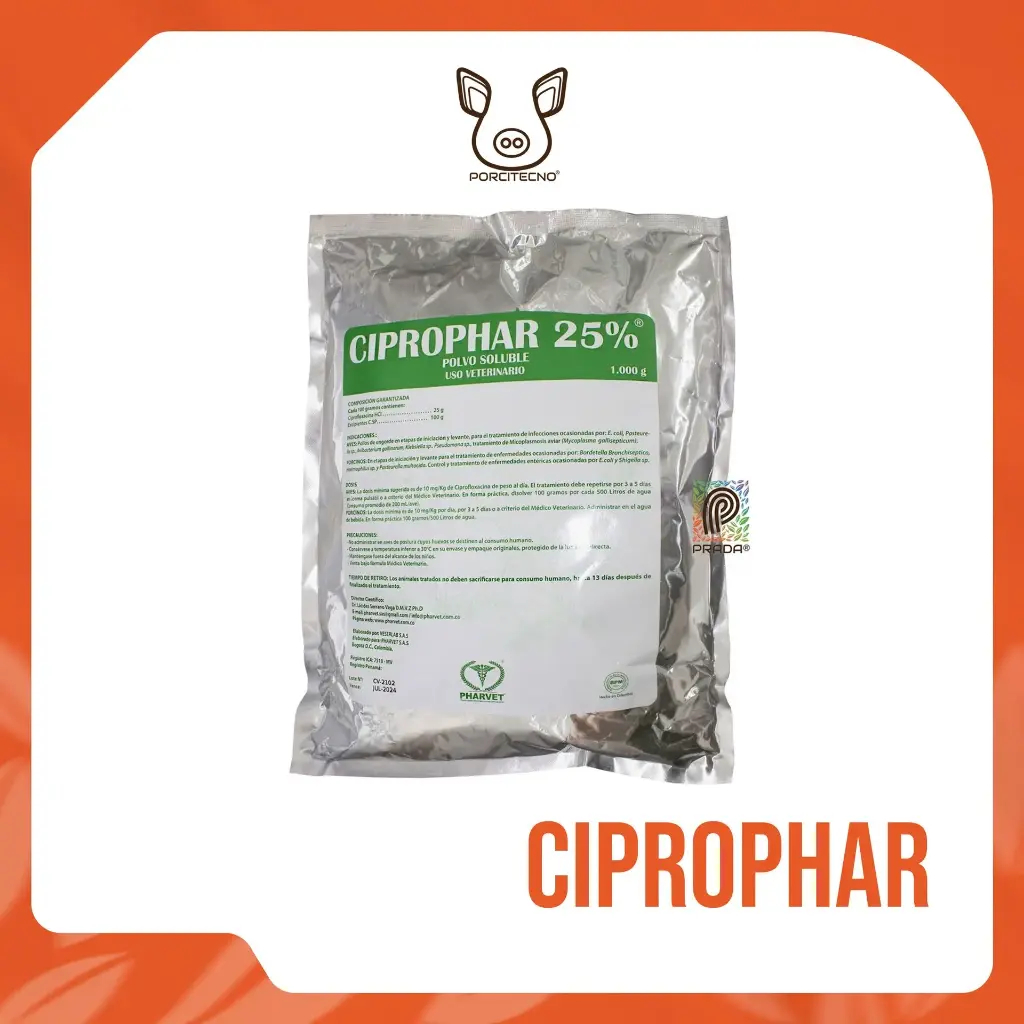CIPROPHAR 25% X 1 KG {M}