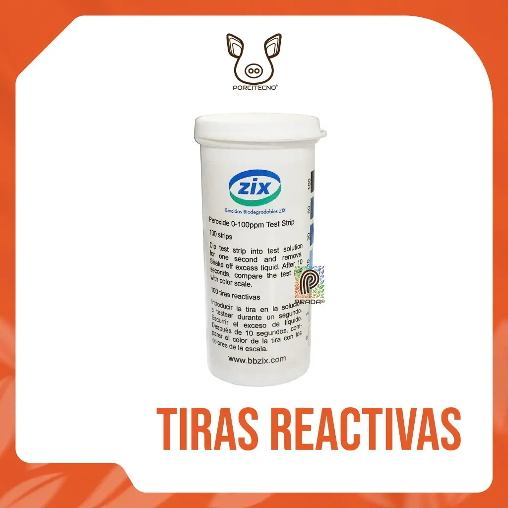 BOTES TIRAS REACTIVAS PEROXIDO