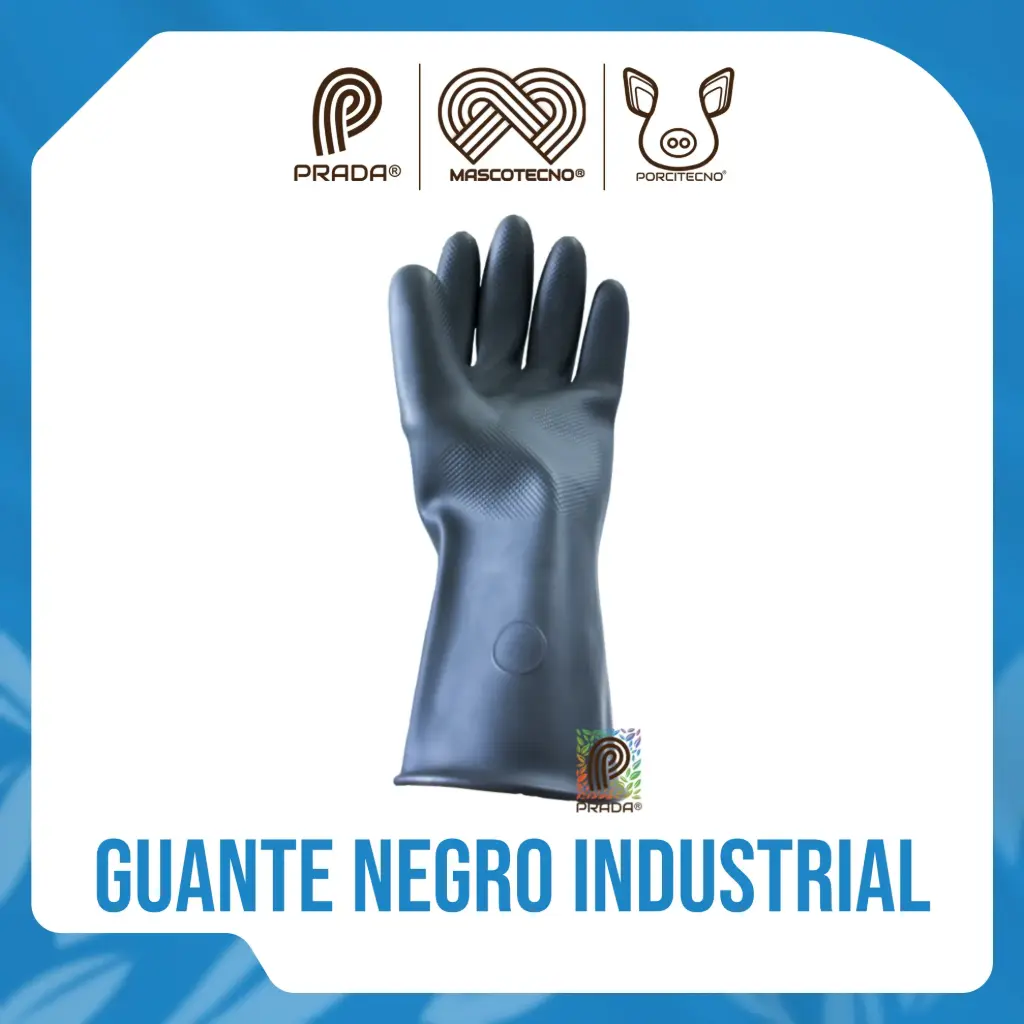 [7-1401-0599] GUANTE NEGRO INDUSTRIAL CALIBRE 35 T 10