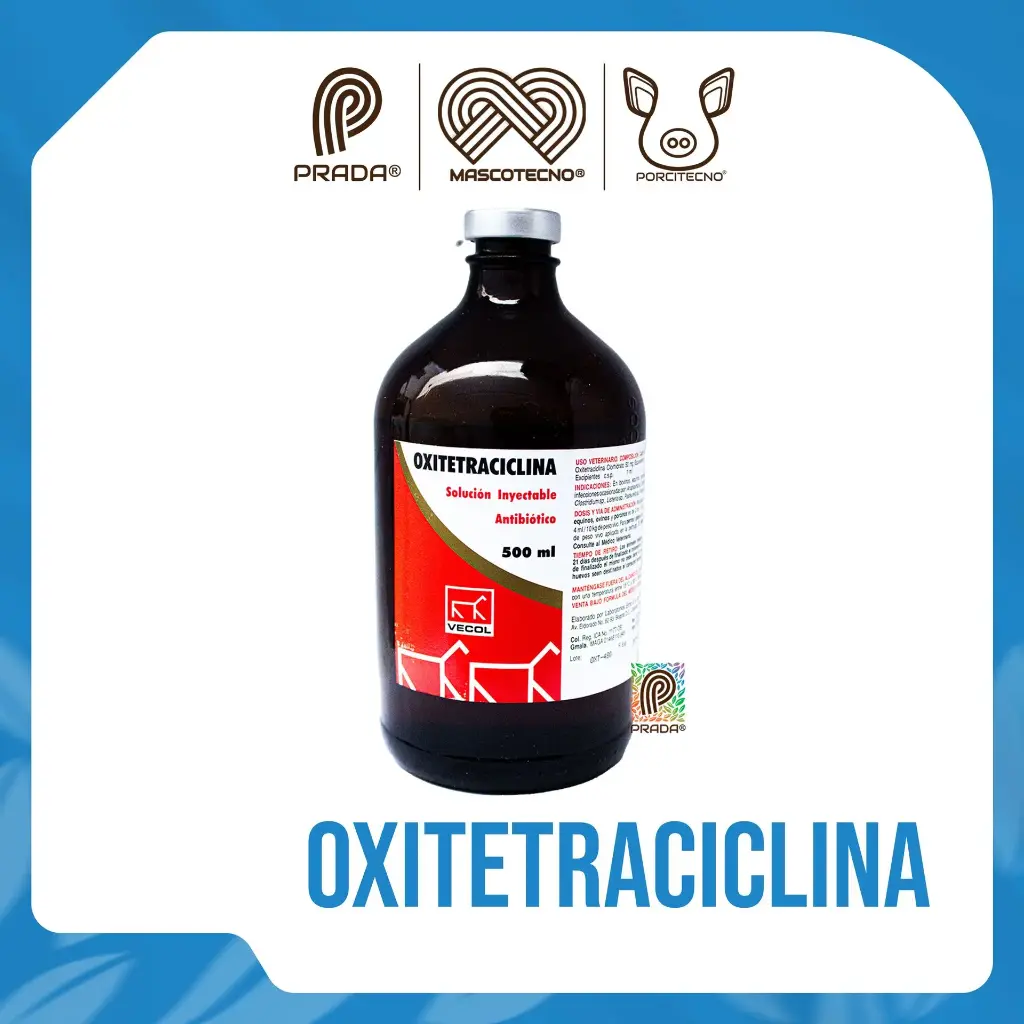OXITETRACICLINA  50 MG X 500 ML