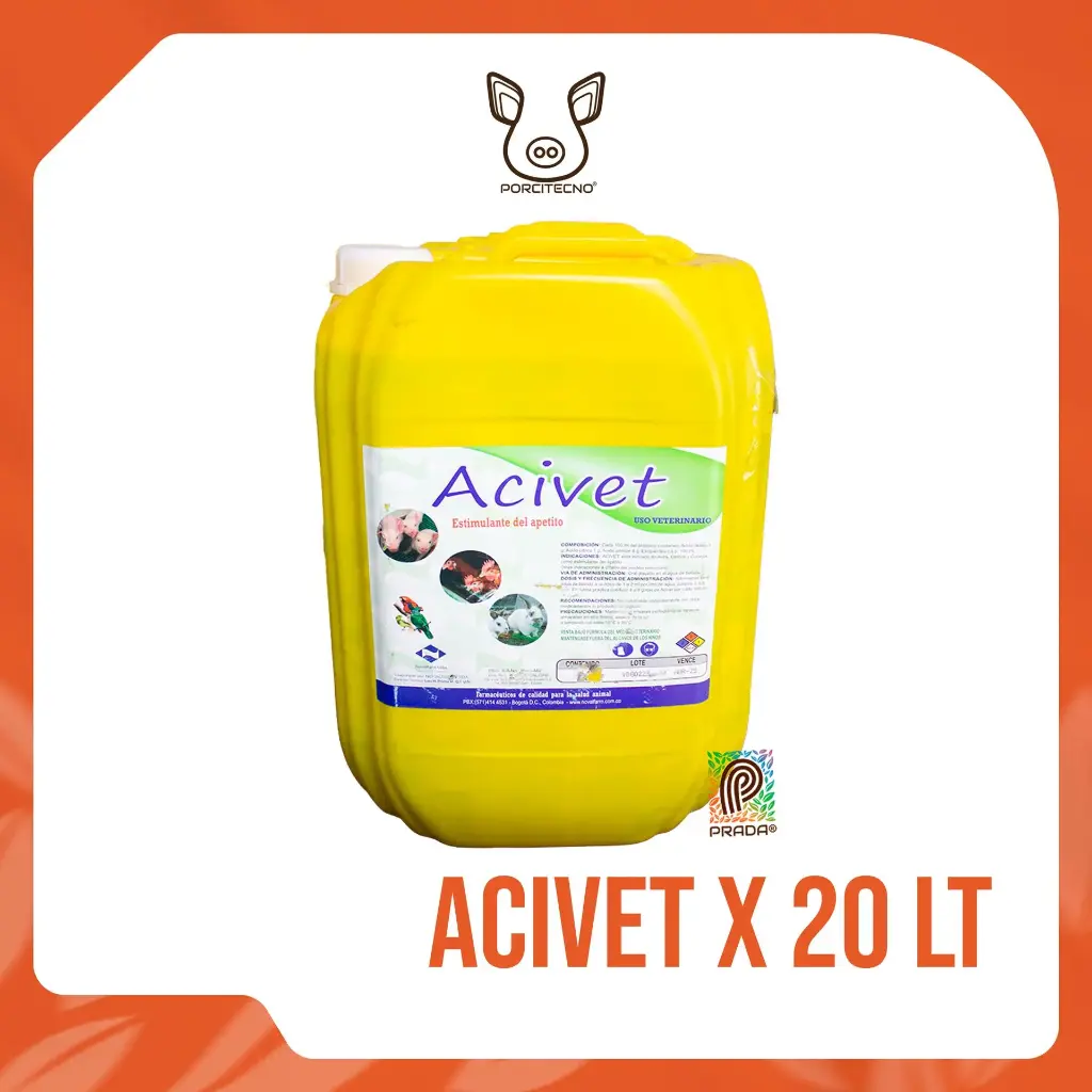[5-0000-1269-1] ACIVET  X 20 LT {M}