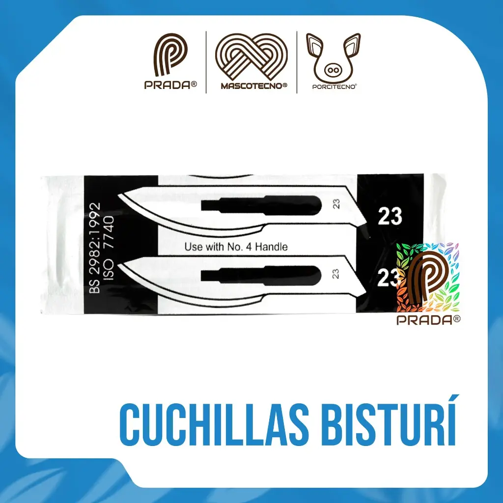 CUCHILLAS PARA BISTURI No 23 PARAMOUNT