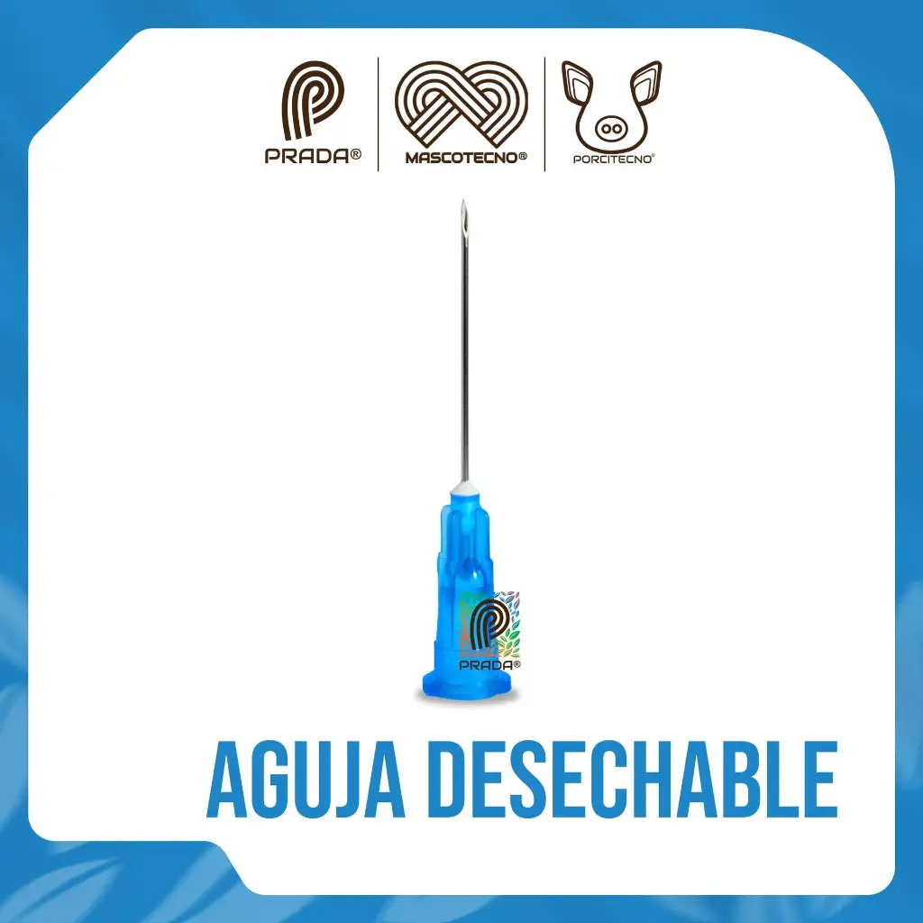 AGUJA DESECHABLE 23G X 1"