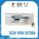 SEDA PARA SUTURA 3.0 CON AGUJA