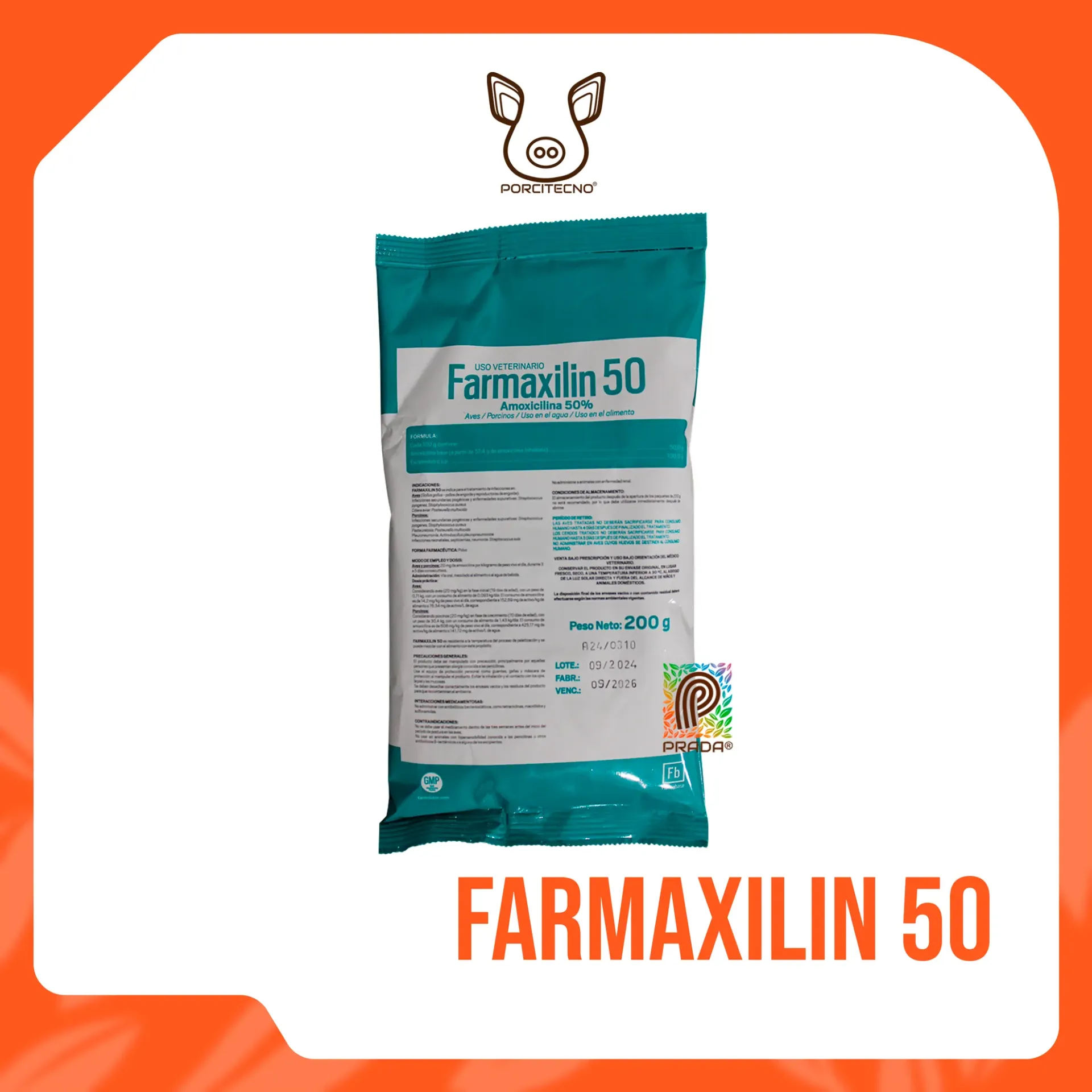 FARMAXILIN 50 X 200 GR