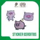 STICKER CERDITOS