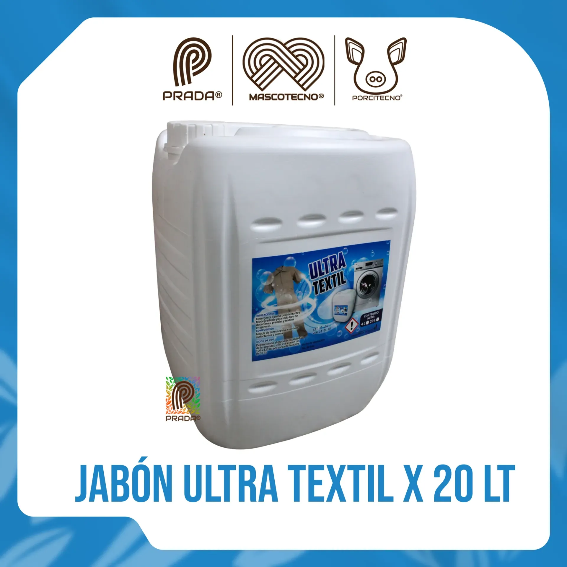 JABÓN ULTRA TEXTIL X 20 LITROS