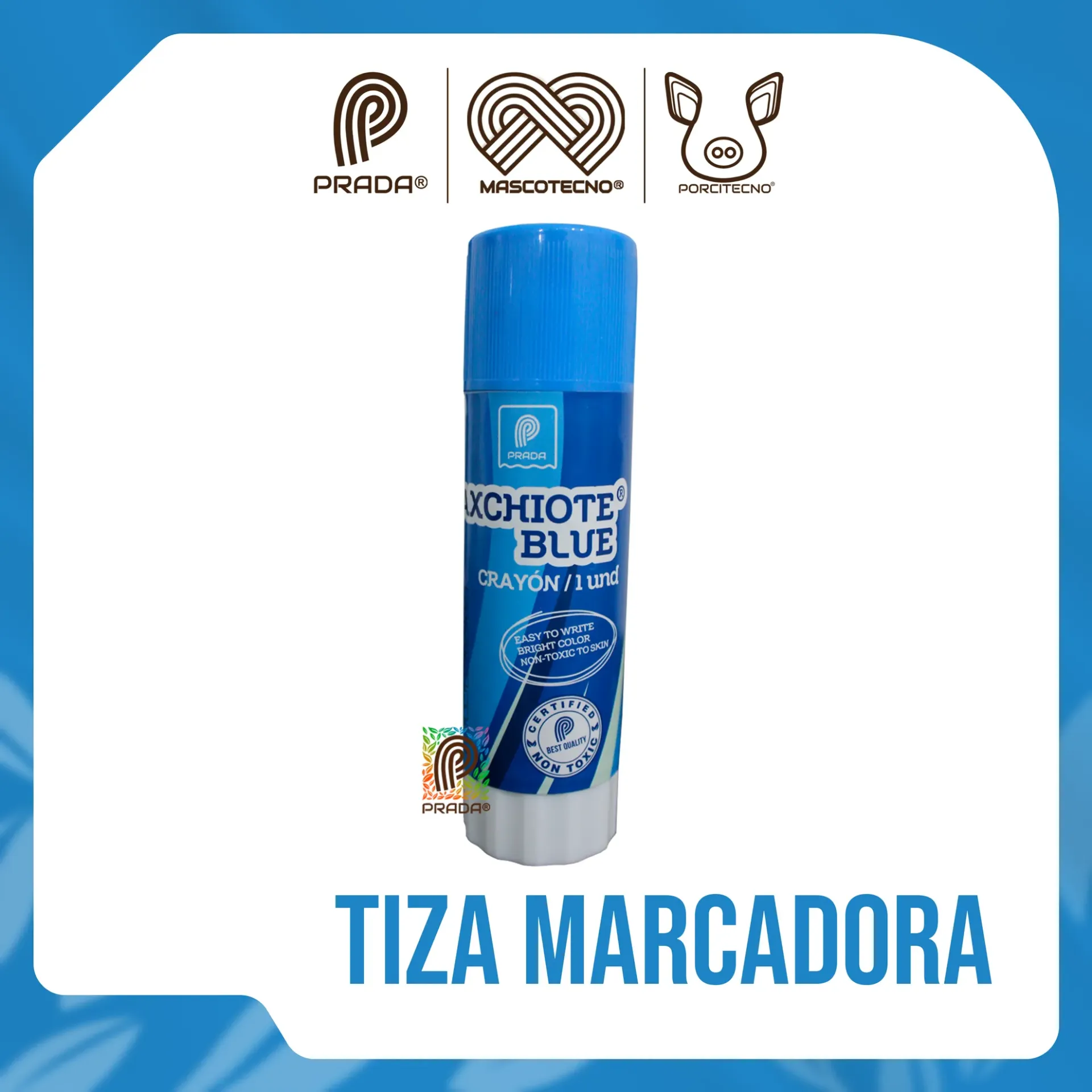 [6-0060-0058] TIZA MARCADORA AXCHIOTE® AZUL (CRAYON) {M} (copia)
