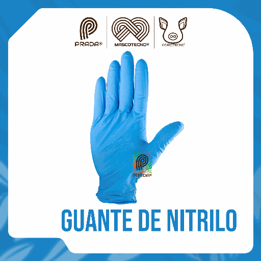 [7-1401-0605] GUANTE DE NITRILO AZUL - TALLA L KENNEDY 