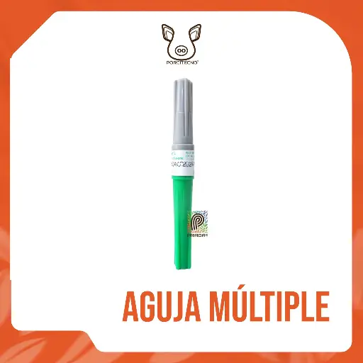 [4-0030-0128] AGUJA MULTIPLE VACUETTE   21G x 1 ½"