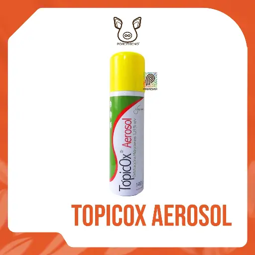 [7-1105-1002] TOPICOX AEROSOL 140G