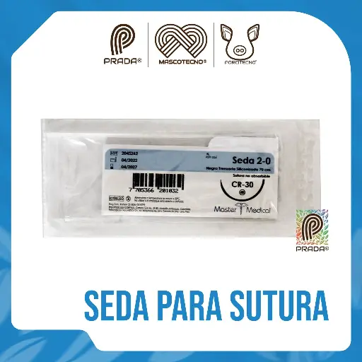 [7-0107-0919] SEDA PARA SUTURA 2.0 CON AGUJA {M}