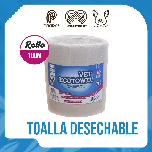 [8-0000-0069] TOALLA VETERINARIA DESECHABLE VET ECOTOWEL 100M